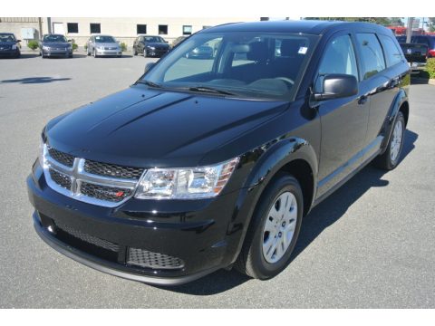 Pitch Black Dodge Journey Amercian Value Package.  Click to enlarge.