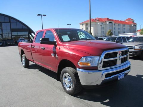 Deep Cherry Red Crystal Pearl Dodge Ram 2500 HD ST Crew Cab 4x4.  Click to enlarge.