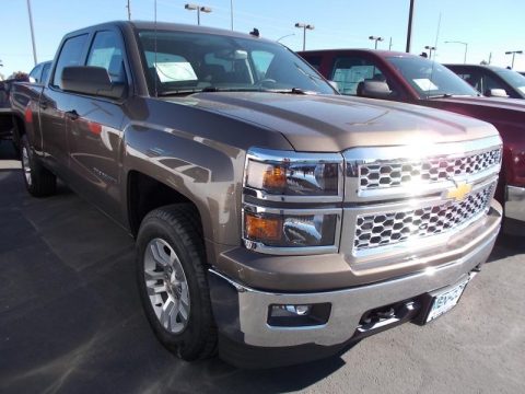Brownstone Metallic Chevrolet Silverado 1500 LT Crew Cab 4x4.  Click to enlarge.