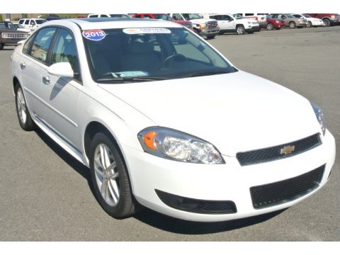 Summit White Chevrolet Impala LTZ.  Click to enlarge.