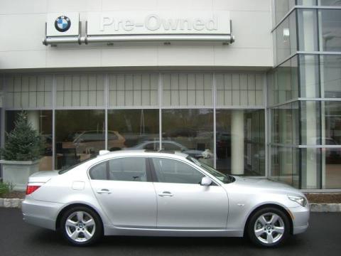 Titanium Silver Metallic BMW 5 Series 535xi Sedan.  Click to enlarge.