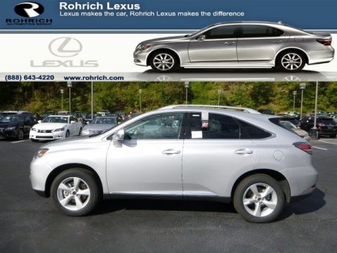 Silver Lining Metallic Lexus RX 350 AWD.  Click to enlarge.