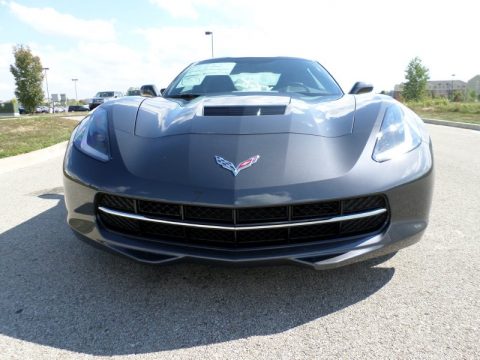 Cyber Gray Metallic Chevrolet Corvette Stingray Coupe.  Click to enlarge.