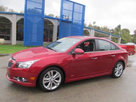 Crystal Red Metallic Tintcoat Chevrolet Cruze LTZ.  Click to enlarge.