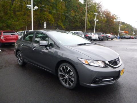 Polished Metal Metallic Honda Civic Si Sedan.  Click to enlarge.