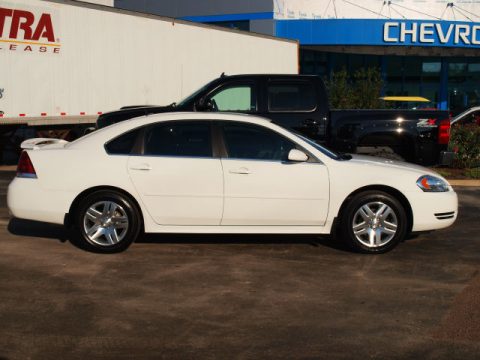 Summit White Chevrolet Impala LT.  Click to enlarge.