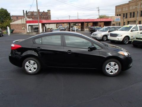 Aurora Black Kia Forte LX.  Click to enlarge.