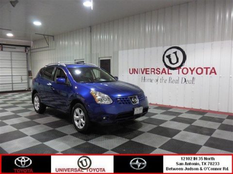 Indigo Blue Metallic Nissan Rogue SL.  Click to enlarge.