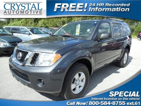 Dark Slate Metallic Nissan Pathfinder S FE+.  Click to enlarge.
