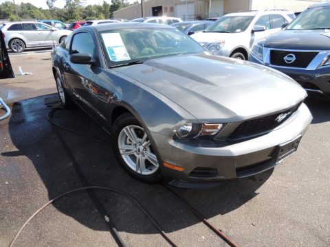 Sterling Gray Metallic Ford Mustang V6 Coupe.  Click to enlarge.
