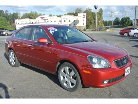 Imperial Red Kia Optima EX V6.  Click to enlarge.