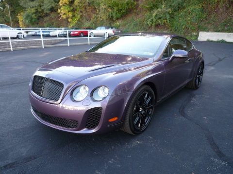 Gray Violet Metallic Bentley Continental GT Supersports.  Click to enlarge.