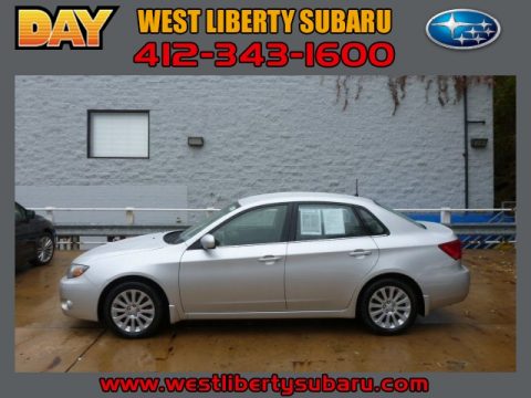 Spark Silver Metallic Subaru Impreza 2.5i Sedan.  Click to enlarge.