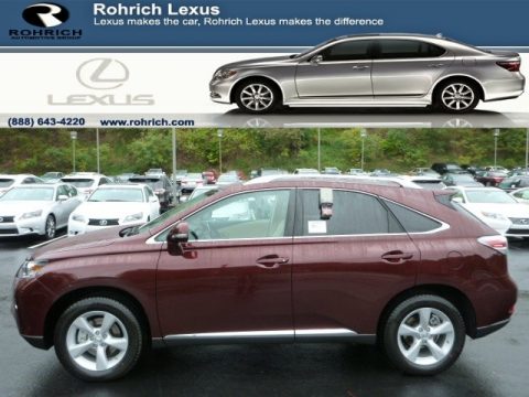 Claret Mica Lexus RX 350 AWD.  Click to enlarge.