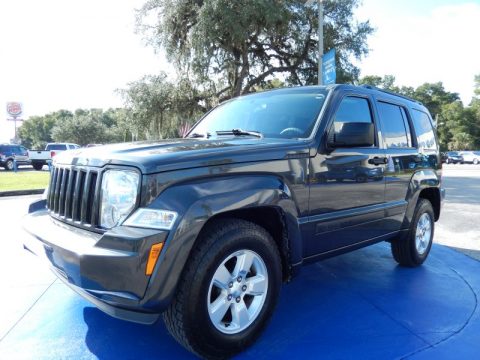 Dark Charcoal Pearl Jeep Liberty Sport.  Click to enlarge.