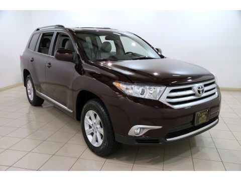 Sizzling Crimson Mica Toyota Highlander SE 4WD.  Click to enlarge.