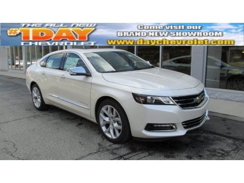 White Diamond Tricoat Chevrolet Impala LTZ.  Click to enlarge.