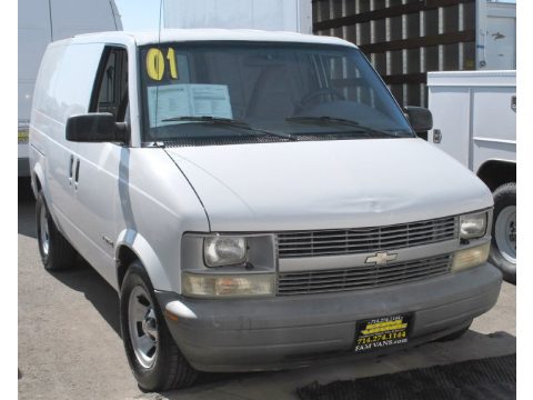Ivory White Chevrolet Astro Commercial Van.  Click to enlarge.