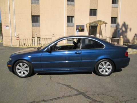 Mystic Blue Metallic BMW 3 Series 325i Coupe.  Click to enlarge.