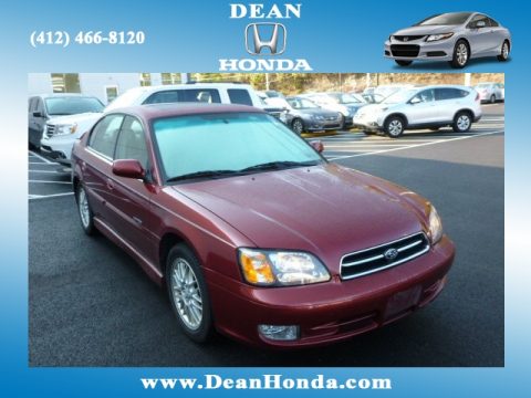 Regatta Red Pearl Subaru Legacy GT Limited Sedan.  Click to enlarge.