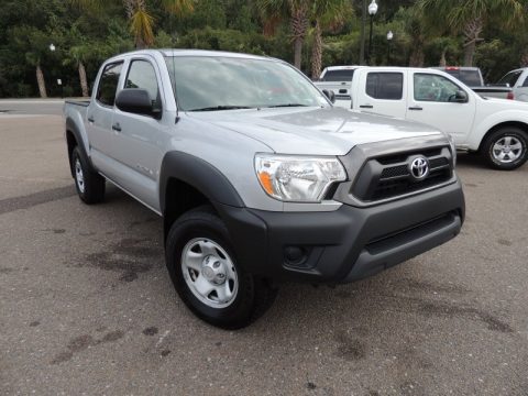 Silver Streak Mica Toyota Tacoma V6 Prerunner Double Cab.  Click to enlarge.