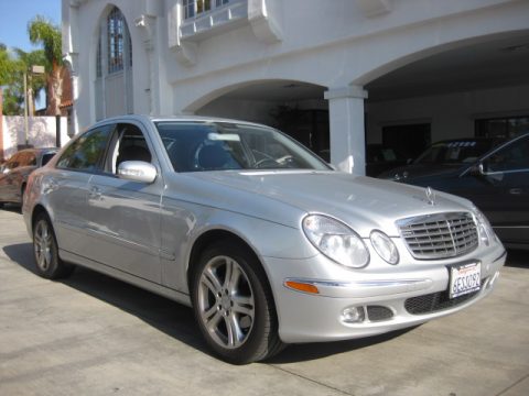 Brilliant Silver Metallic Mercedes-Benz E 350 Sedan.  Click to enlarge.