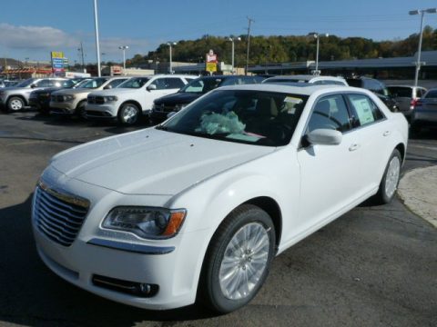 Bright White Chrysler 300 AWD.  Click to enlarge.