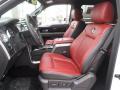  Limited Unique Red Leather Interior Ford F150 #23