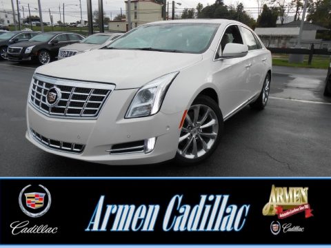 White Diamond Tricoat Cadillac XTS Luxury FWD.  Click to enlarge.