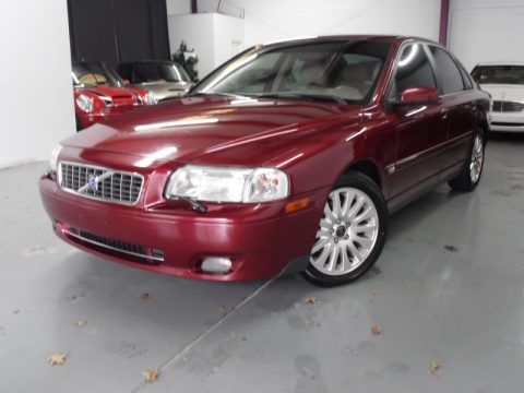 Ruby Red Metallic Volvo S80 T6.  Click to enlarge.