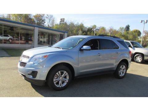 Silver Topaz Metallic Chevrolet Equinox LT AWD.  Click to enlarge.