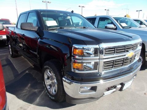 Black Chevrolet Silverado 1500 LT Crew Cab 4x4.  Click to enlarge.