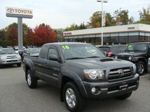 Magnetic Gray Metallic Toyota Tacoma V6 SR5 TRD Sport Access Cab 4x4. Click to enlarge. Magnetic Gray Metallic Toyota Tacoma V6 SR5 TRD Sport Access Cab 4x4. Click to enlarge.