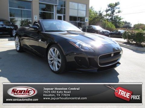 Ultimate Black Metallic Jaguar F-TYPE .  Click to enlarge.
