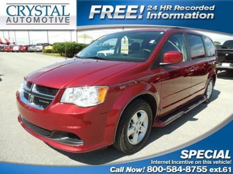 Deep Cherry Red Crystal Pearl Dodge Grand Caravan Mainstreet.  Click to enlarge.