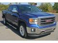 Front 3/4 View of 2014 GMC Sierra 1500 SLT Crew Cab 4x4 #1