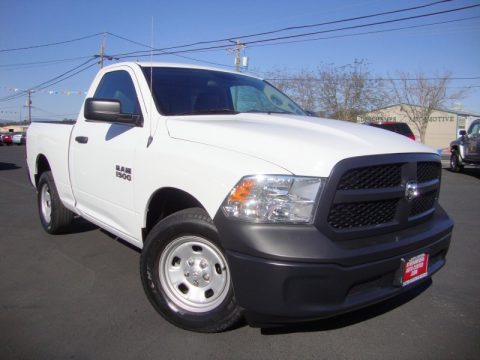 Bright White Ram 1500 Tradesman Regular Cab.  Click to enlarge.