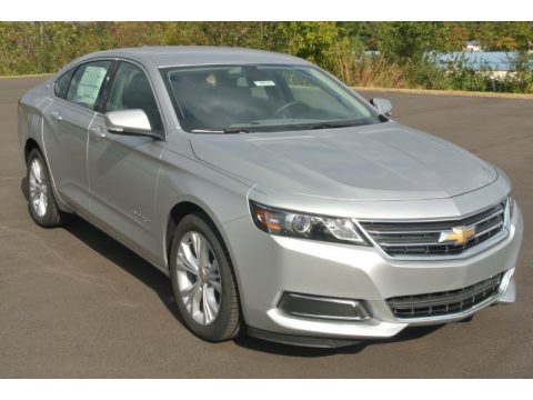 Silver Ice Metallic Chevrolet Impala LT.  Click to enlarge.