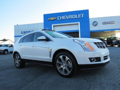 Platinum Ice Tricoat Cadillac SRX Premium AWD.  Click to enlarge.
