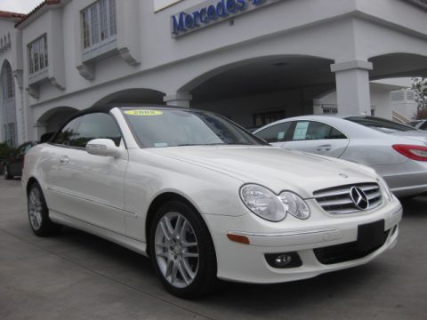 Arctic White Mercedes-Benz CLK 350 Cabriolet. Click to enlarge. Arctic White Mercedes-Benz CLK 350 Cabriolet. Click to enlarge.