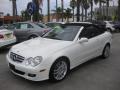 Front 3/4 View of 2008 Mercedes-Benz CLK 350 Cabriolet #5