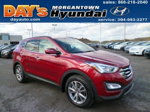 Serrano Red Hyundai Santa Fe Sport 2.0T AWD. Click to enlarge. Serrano Red Hyundai Santa Fe Sport 2.0T AWD. Click to enlarge.