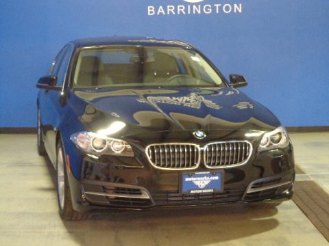 Jet Black BMW 5 Series 535i xDrive Sedan.  Click to enlarge.