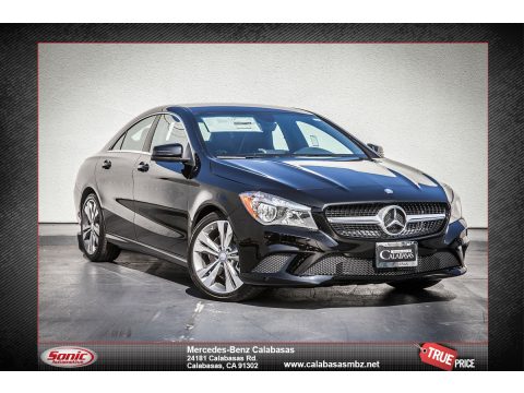 Night Black Mercedes-Benz CLA 250.  Click to enlarge.