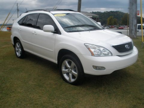 Crystal White Lexus RX 330.  Click to enlarge.