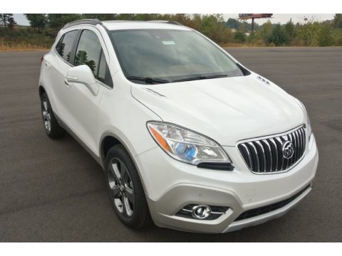 White Pearl Tricoat Buick Encore Premium.  Click to enlarge.