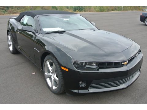 Black Chevrolet Camaro LT/RS Convertible.  Click to enlarge.