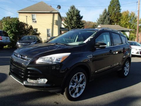 Tuxedo Black Ford Escape Titanium 2.0L EcoBoost 4WD.  Click to enlarge.