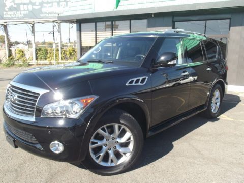 Black Obsidian Infiniti QX 56 4WD.  Click to enlarge.
