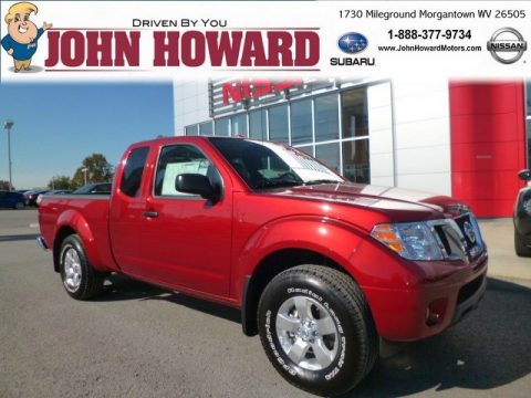 Lava Red Nissan Frontier SV V6 King Cab 4x4. Click to enlarge. Lava Red Nissan Frontier SV V6 King Cab 4x4. Click to enlarge.